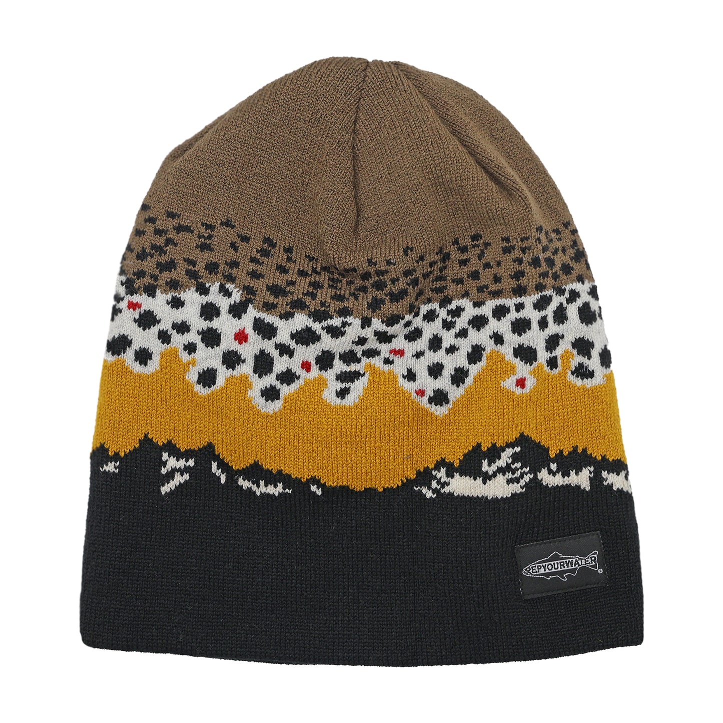 Brown Trout Mountains Skull Cap