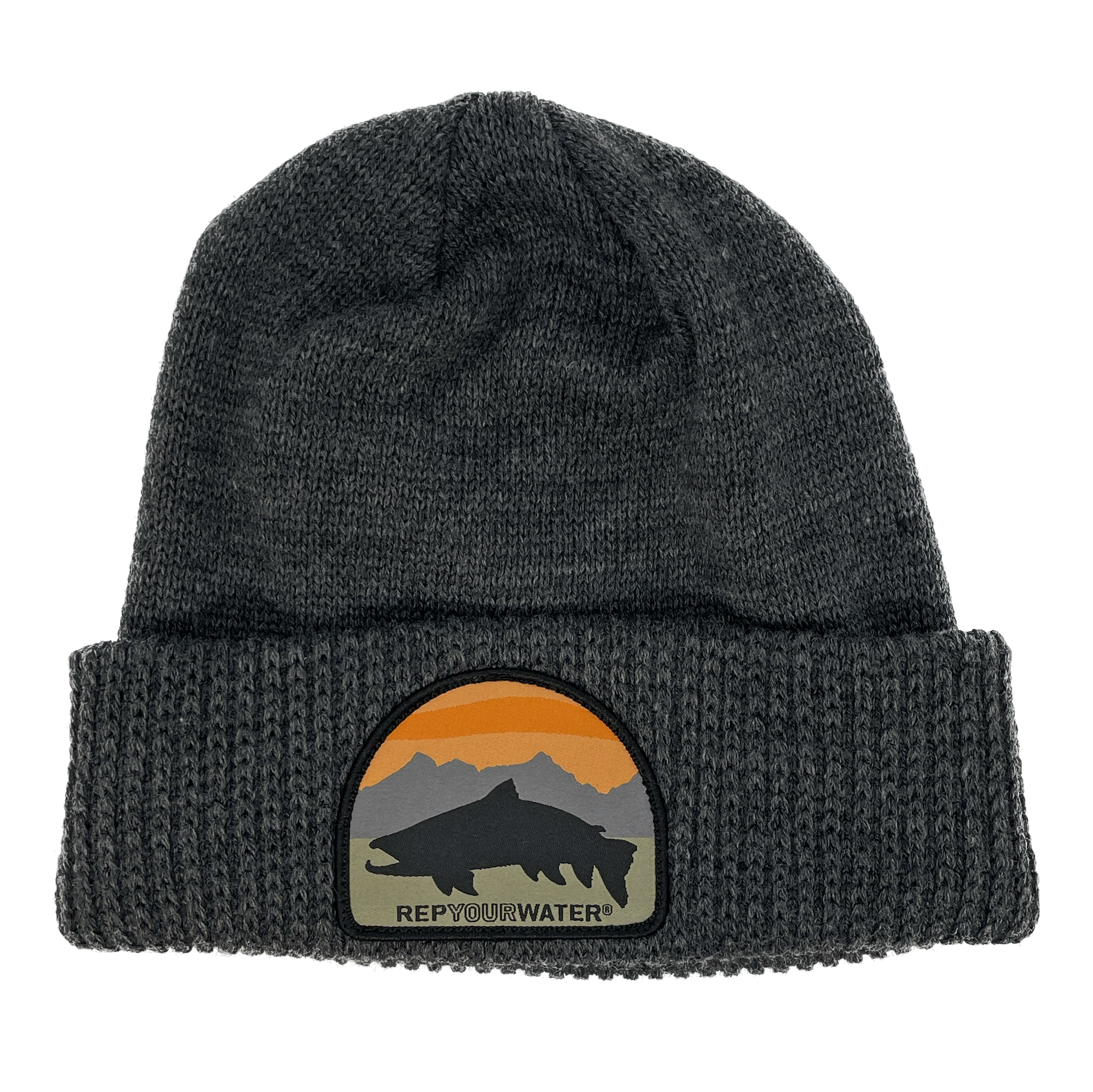 Men's Beanie Trout Side Embroidery Rainbow Trout brown Trout Brooke Trout  Unisex Soft Beanie for Fisherman Fly Fishing Beanie 