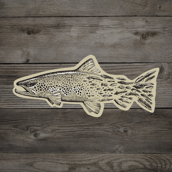 Fly Tyer Sticker – RepYourWater