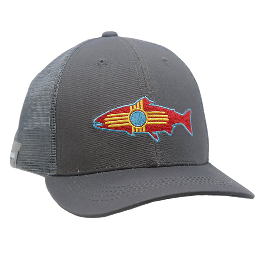 Rep Your Water Trucker Hat - Grizzly Trout