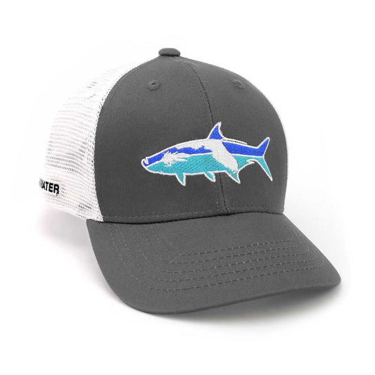 Rep Your Water Men's Minimalist Fly Fishing Snapback Hat Green Snap Back  Adjust